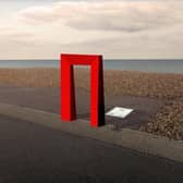 Proposed Bognor Time Portal art installation. 3D image from Arun planning portal