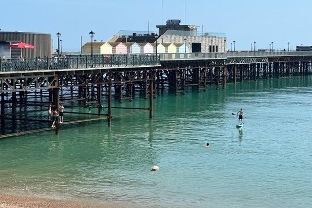 Hastings enjoys hot weather