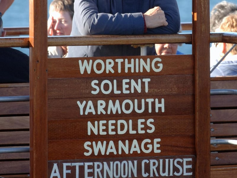 A passenger on board the Waverley in September 2009