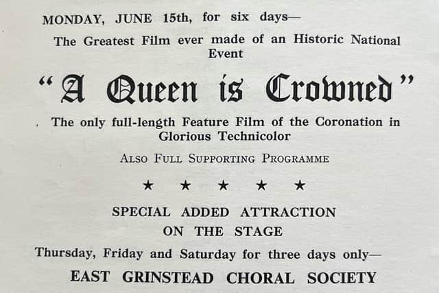 A shortened version of the Coronation Concert was performed at the Radio Centre Cinema in King Street to complement the feature film ‘A Queen is Crowned’