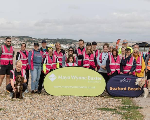 Mayo Wynne Baxter raises money for KSS at the Seaford ParkRun.