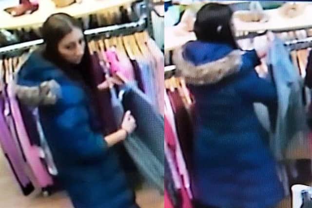 Sussex Police investigating the theft of a purse from a charity shop in Horsham want to speak with this woman, saying she may have information that could help with their enquiries
