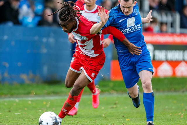 Action from Eastbourne Borough's National League South visit to Eastbourne Borough