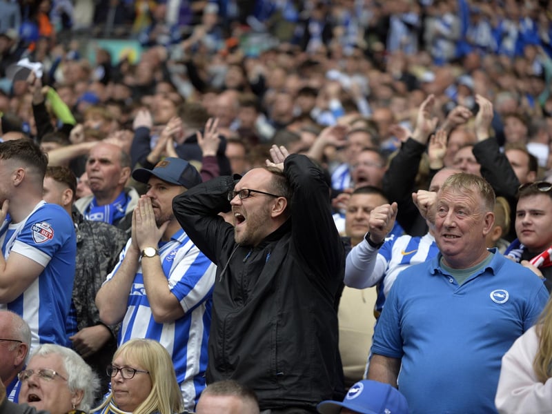 Brighton & Hove Albion V Man Utd Semi Final at Wembley(Photo by Jon Rigby)