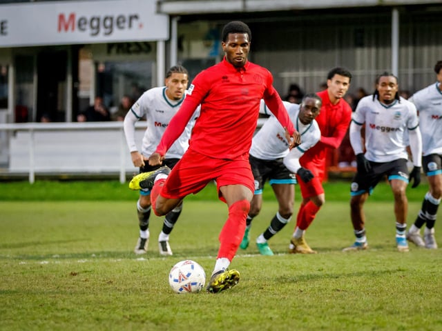 Action from Eastbourne Borough's brilliant 5-2 win away at Dover Athletic in the National League South