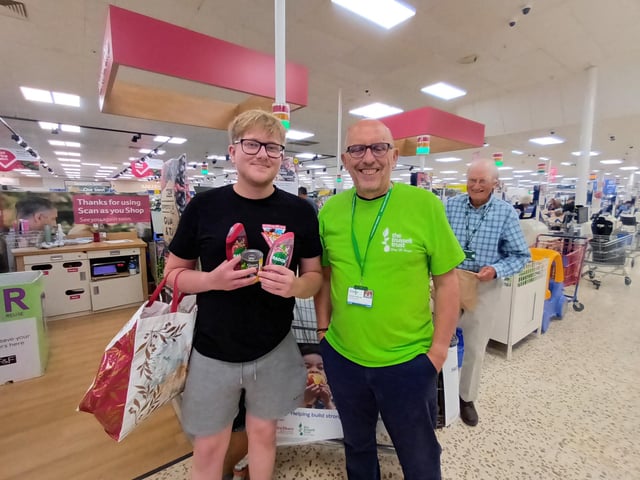 Eastbourne Foodbank's summer collection at Tesco stores throughout the town
