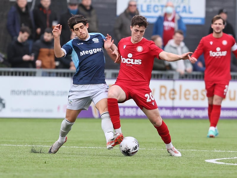 Action from Worthing's 6-4 win at home to Dover in National League South