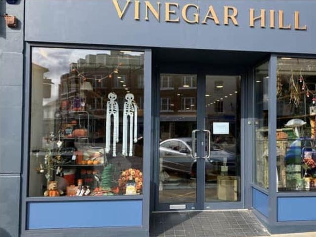 Vinegar Hill in Horsham's Carfax is among the latest stores to open in the town. It is on the site of the former Phase Eight women's clothing shop.