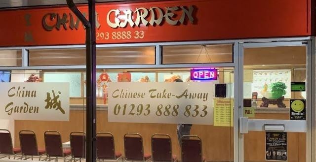China Garden,1 Maidenbower Square Maidenbower, RH10 7QHR was graded five-out-of-five by the Food Standards Agency after assessment on March 9