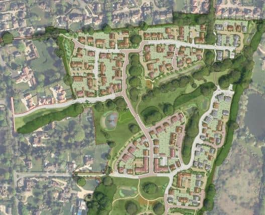 Plans to build 260 homes in Burgess Hill have been approved by Mid Sussex District Council (Image: MSDC planning portal)