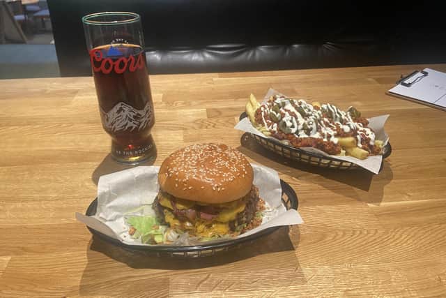 A meal at Patty Boyz in Eastbourne