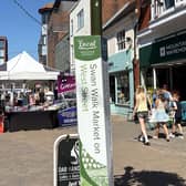 In response to the closure of Swan Walk, Horsham District Council and market operator Coden Events offered businesses free market pitches and equipment hire. Picture courtesy of Horsham District Council
