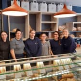 The new Real Patisserie team of staff on opening day