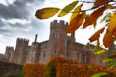 Herstmonceux Castle and gardens in autumn. Photo by Justin Lycett