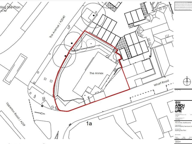 Existing site plan