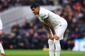 Christian Romero of Tottenham Hotspur will miss the Brighton game through injury