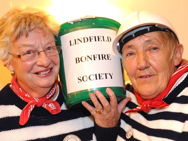 Lindfield Bonfire Night 2008. Sheila Hobbs and Wendy Box, Linfield Bonfire Society.