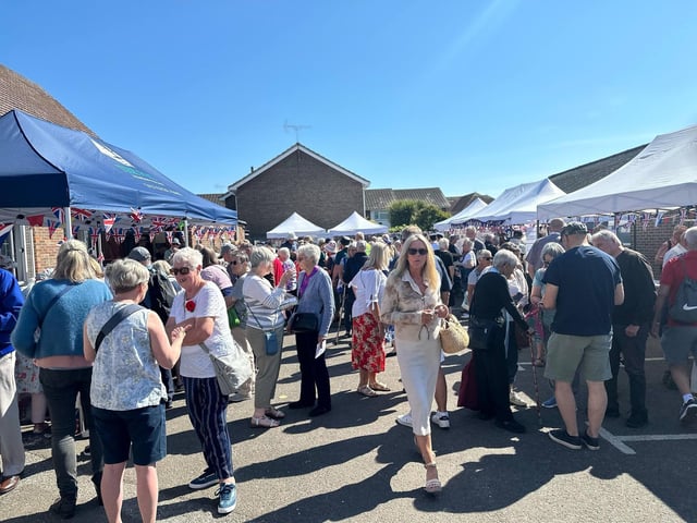 Hundreds turned out from all over Bognor Regis and Felpham.