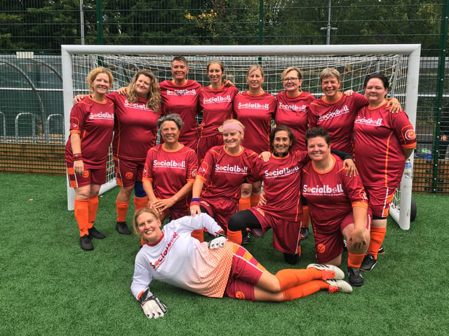 The Brighton Socialball walking football team