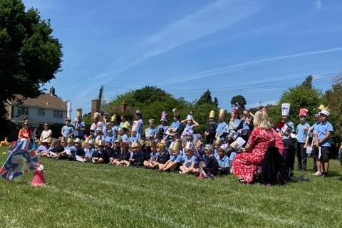 Holy Trinity CE School rounded off their Jubilee activities with a picnic on Friday, May 27