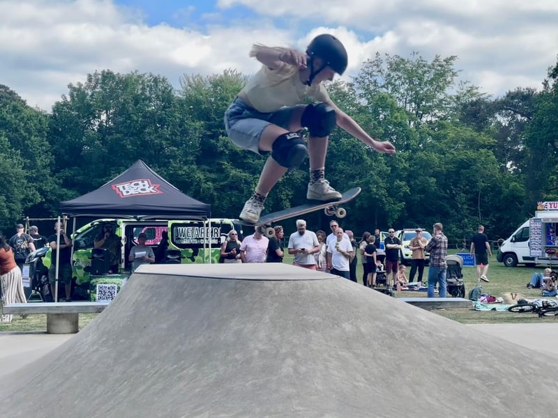 The event takes place at Carron Lane skate park every year.