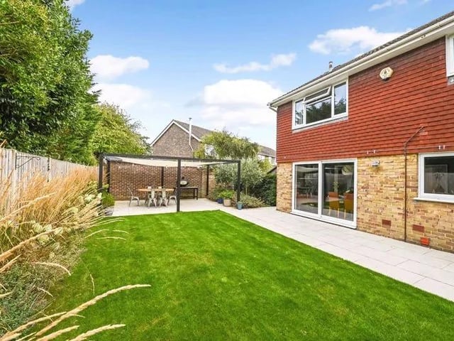 The property comes with a beautiful rear garden.