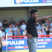 The pre-season fixture was Kevin Betsy’s first in front of the Crawley supporters after his appointment earlier this summer, taking over from previous manager John Yems. Photo: Cory Pickford