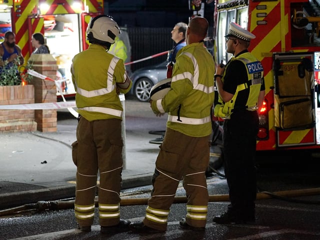 In Pictures: Car crashes into wall of house in Eastbourne