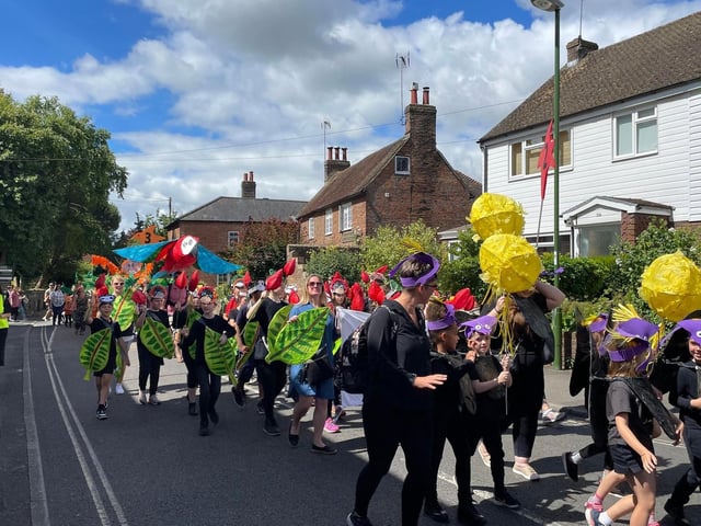 Natural World themed children's parade