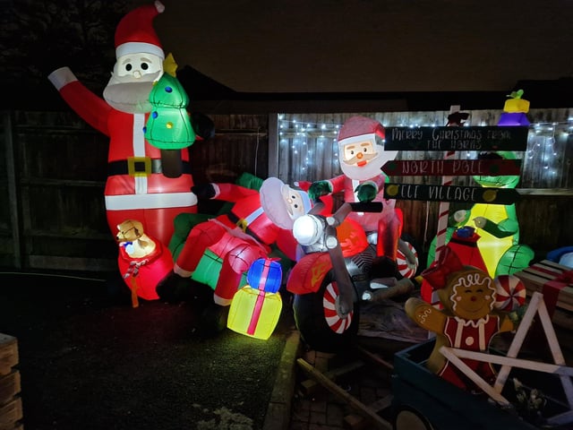 Jim Jam's Catering has created a winter wonderland in Fairfields, High Street, Tarring, to raise money for the A&E department at Worthing Hospital