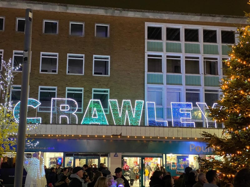 Crawley Christmas Lights 2021