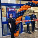 Love Island star Amy Hart cuts the ribbon with store manager Marshall Almeida