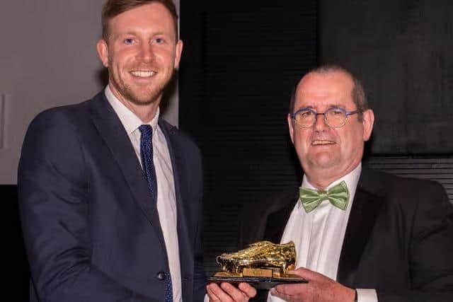 Jimmy Wild won the Isthmian Premier golden boot in the 2024-25 season, scoring 29 goals across 41 games. Picture by Lyn Phillips