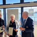 Eastbourne |RNLI award two of its fundraisers for 40 years of work. Photo: RNLI/Graham D