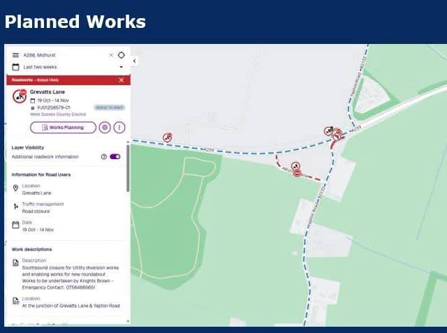 Drivers travelling along the A259 between Bognor Regis and Littlehampton are being warned of temporary changes at the Yapton Road junction as part of ongoing improvement works. Picture: West Sussex Highways