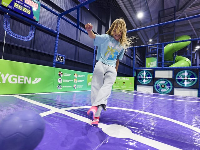 A new indoor activity park has officially opened in Crawley, bringing more than 40 trampolines, interactive games and a range of family attractions to the town.