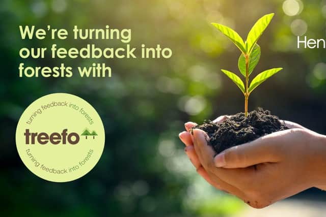 A tree will be planted for Henry Adams customer reviews on Feefo
