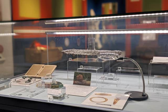 With help from other museums in Sussex, the exhibition includes a rare Roman semi-spatha sword found in the River Arun and a complete hypocaust flue tile from the Angmering Villa’s underfloor heating system