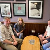 MP James MacCleary (left) visited Wealden Works