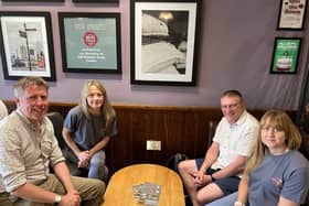 MP James MacCleary (left) visited Wealden Works