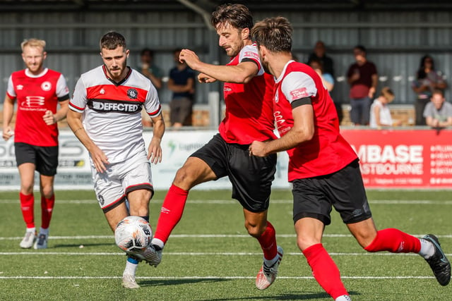 Eastbourne Borough v Dulwich Hamlet action | Pictures: Lydia and Nick Redman