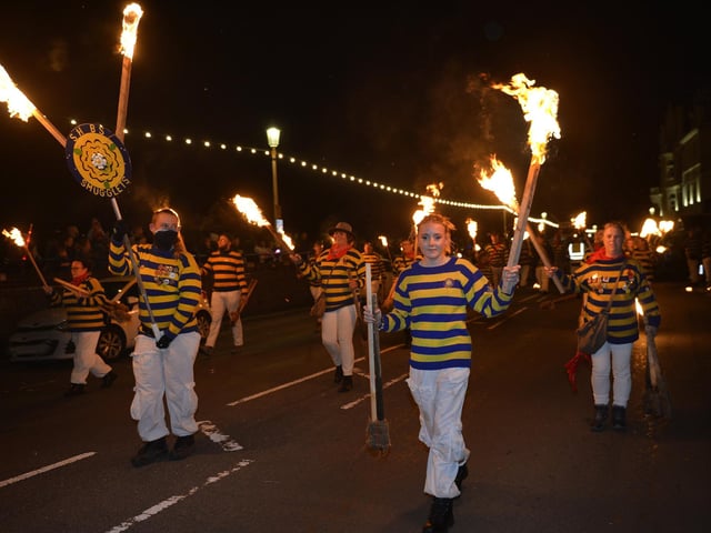 Eastbourne Bonfire Procession 2024 (Photo by Jon Rigby)