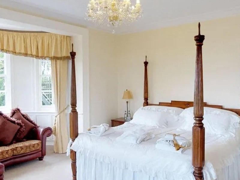 One of the luxurious bedrooms