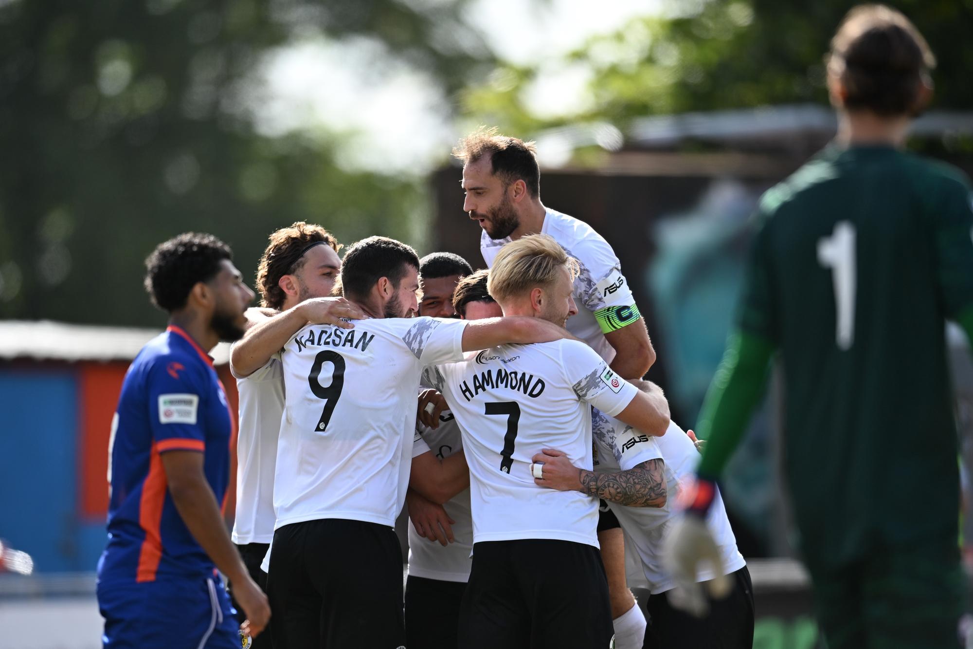 Horsham FC moved up to second in the National League South with a hard-fought 2-1 win at Braintree Town