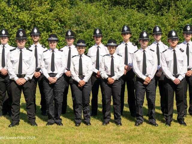 Dozens more individuals are beginning a new career with Sussex Police.