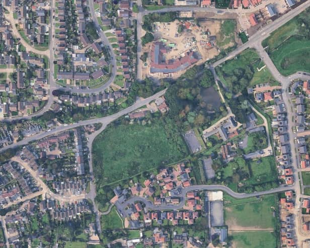 Plans to build eight new homes at Avenals Farm in Angmering have been submitted to Arun District Council. Picture: Google via the LDRS
