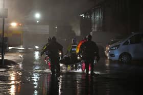 West Sussex Fire & Rescue Service said on X at 1am that crews were supporting rescue operations in Littlehampton near Ferry Road and Rope Walk after the River Arun burst its banks