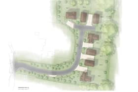 Earlswood Homes wants to build seven homes on land at 147 to 149 College Lane, Hurstpierpoint. Image: Earlswood Homes via Mid Sussex District Council planning portal
