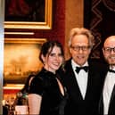 Greenpower Chair of Trustees Nash Vracas, The Duke of Richmond and Gordon, Charles Gordon Lennox, and Greenpower CEO Barnabas Shelbourne.
