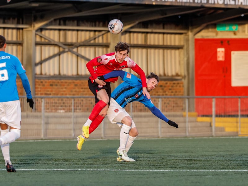 Action from Eastbourne Borough's 2-1 FA Trophy third round defeat at home to Bracknell Town